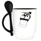 Кружка с ложкой