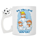 Кружка с футбольным мячиком