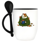 Кружка с ложкой