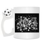 Кружка с футбольным мячиком