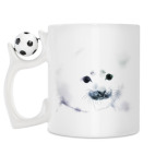 Кружка с футбольным мячиком