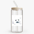 Банка с бамбуковой крышкой