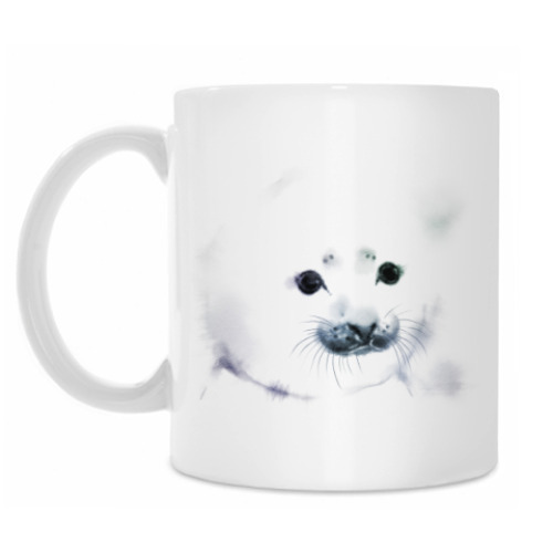 Кружка с принтом Малыш тюлень