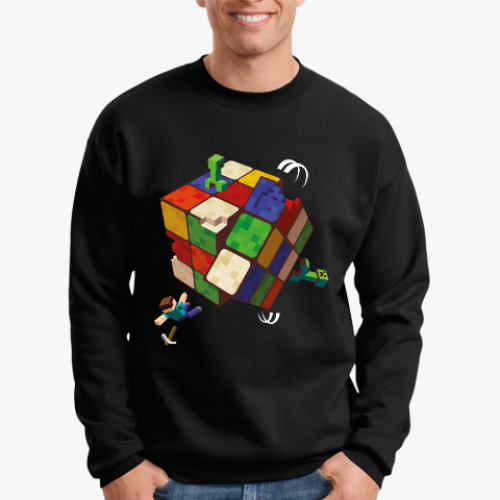 Свитшот с принтом Кубик Рубика | Rubiks Cube