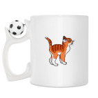 Кружка с футбольным мячиком