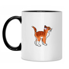 Кружка двухцветная