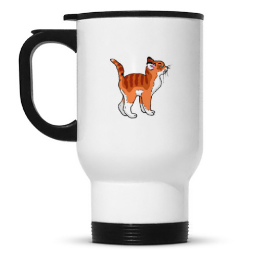 Кружка-термос Рыжий котенок