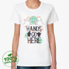 Женская футболка органик