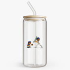 Банка с бамбуковой крышкой