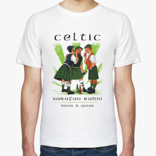 Футболка с принтом Кельтское сарафанное радио