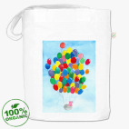 Свинка на воздушных шариках