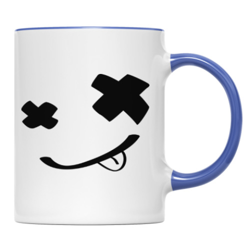 Кружка с принтом Смайлик (smile) nirvana