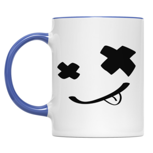 Кружка с принтом Смайлик (smile) nirvana