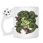 Кружка с футбольным мячиком