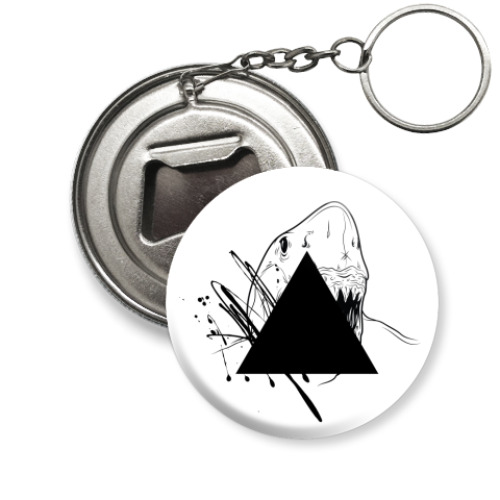 Брелок-открывашка с принтом 'Triangle'