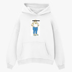 Толстовка худи оверсайз