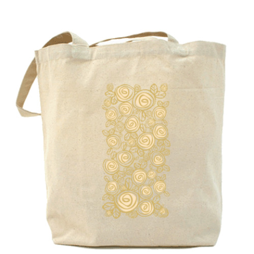 Сумка шоппер розочки