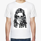 Череп с волосами