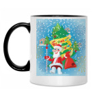 Кружка двухцветная