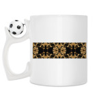 Кружка с футбольным мячиком