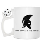 Кружка с футбольным мячиком