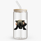 Банка с бамбуковой крышкой