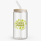 Банка с бамбуковой крышкой