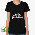 Женская футболка органик