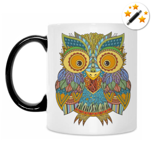 Кружка-хамелеон Лупоглазая совушка