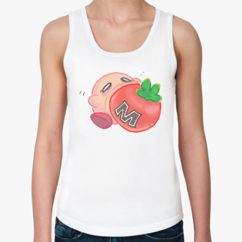 Женская майка Kirby with tomato Nintendo