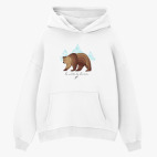 Толстовка худи оверсайз