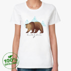 Женская футболка органик