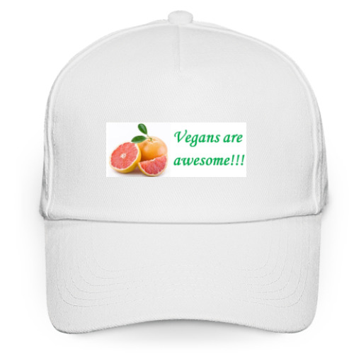 Кепка бейсболка с принтом Для вегана