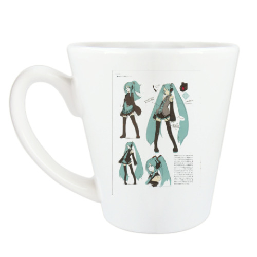 Чашка Латте Hatsune Miku