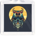 Сова на фоне Луны