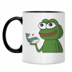 Кружка двухцветная