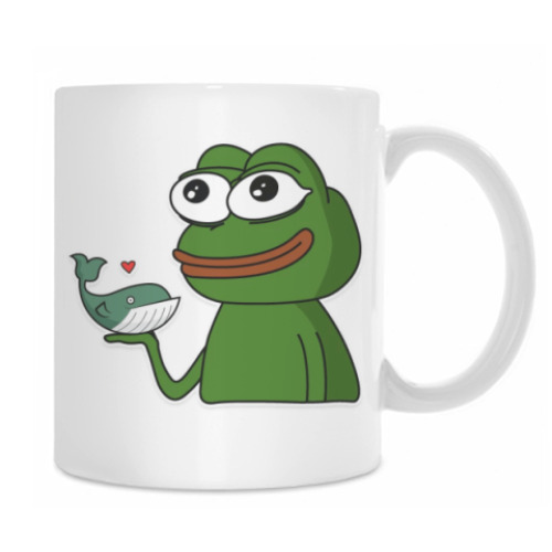 Кружка с принтом Лягушонок Пепе