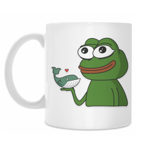 Кружка с принтом Лягушонок Пепе