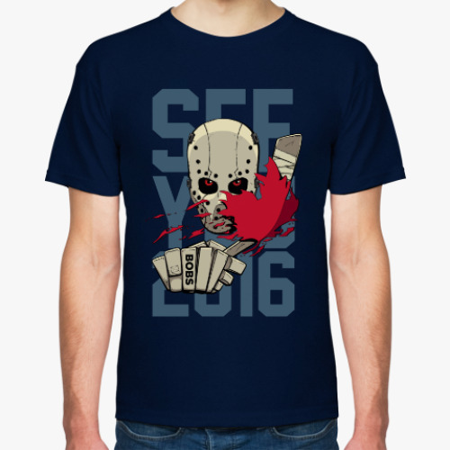 Футболка с принтом See you 2016
