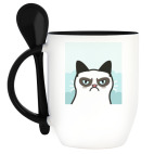 Кружка с ложкой