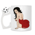 Кружка с футбольным мячиком