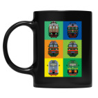 Кружка цветная UV-DTF