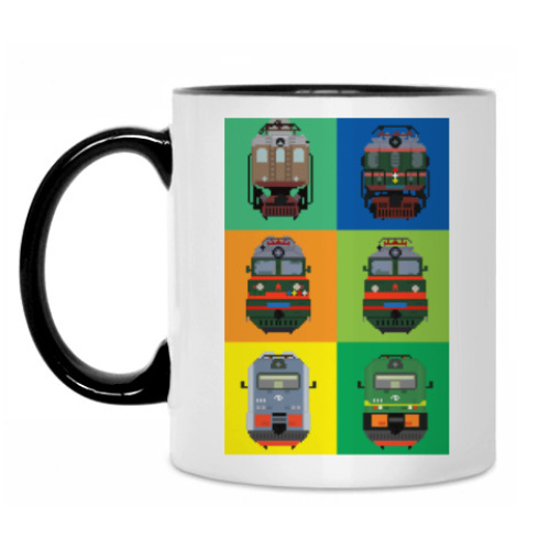 Кружка с принтом Электротяга