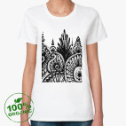 Женская футболка органик