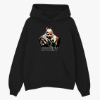 Толстовка худи оверсайз