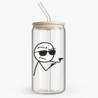 Банка с бамбуковой крышкой