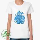 Женская футболка органик