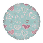 Узор из сердец, валентинки