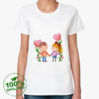 Женская футболка органик