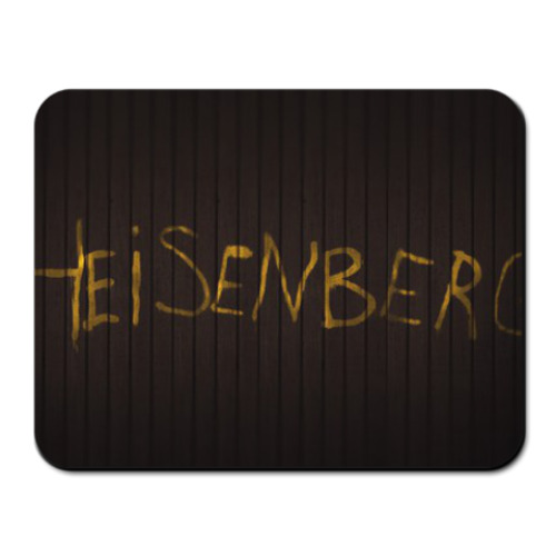 Коврик для мыши с принтом Breaking Bad HEISENBERG